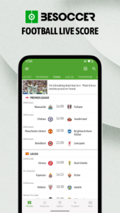 BeSoccer: Soccer Live Score 5.6.0 screenshot 1