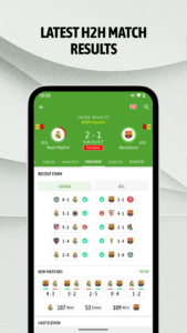 BeSoccer: Soccer Live Score 5.6.0 screenshot 3