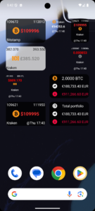 Bitcoin Ticker Widget 1.8.74 screenshot 1