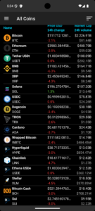 Bitcoin Ticker Widget 1.8.74 screenshot 3