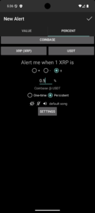 Bitcoin Ticker Widget 1.8.74 screenshot 4