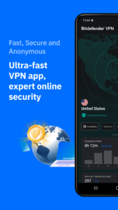 Bitdefender VPN: Fast & Secure 2.2.5.155 screenshot 1