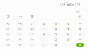 Samsung Calculator 12.5.00.17 screenshot 3