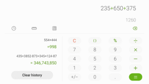 Samsung Calculator 12.5.00.17 screenshot 4