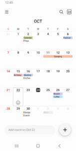 Samsung Calendar 12.7.00.35 screenshot 2