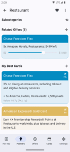 CardPointers: Maximize Rewards 6.6.3 screenshot 3