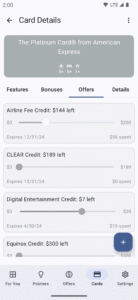 CardPointers: Maximize Rewards 6.6.3 screenshot 6