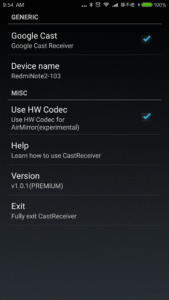 CastReceiver 1.6.11 screenshot 1