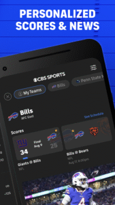 CBS Sports App: Scores & News 10.64.2 screenshot 2
