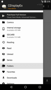 CDisplayEx Comic Reader Lite 1.3.86 screenshot 3