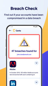 Certo: Anti Spyware & VPN 3.0.5 screenshot 6