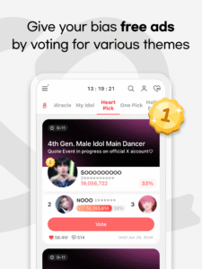 Kpop Idol Vote - CHOEAEDOL 10.8.0 screenshot 2
