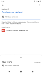 Google Classroom 3.40.797302031 screenshot 6