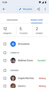 Google Classroom 3.35.771141466 screenshot 4