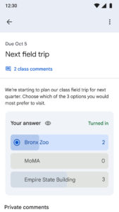 Google Classroom 3.35.771141466 screenshot 6