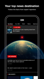 CNN: Live & Breaking News screenshot 1