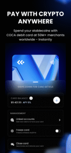 COCA: Crypto Card & Wallet 2.0.2 screenshot 1