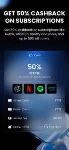 COCA: Crypto Card & Wallet 2.0.2 screenshot 3