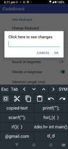 CodeBoard Keyboard for Coding screenshot 3