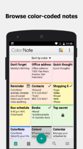 ColorNote Notepad Notes 4.6.7 screenshot 7