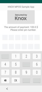Samsung Knox mPOS Enabler 1.0.03.13 screenshot 2