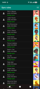 Contacts Sync (requires ROOT) 3.34 screenshot 4