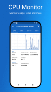 CPU/GPU/Battery Monitor & Noti 6.3.1 screenshot 1
