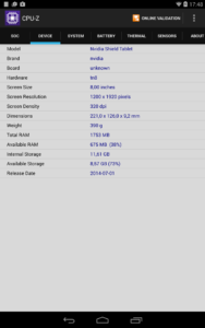 CPU-Z 1.51 screenshot 4