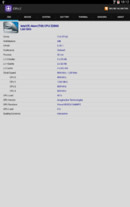 CPU-Z 1.51 screenshot 6