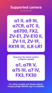Sony | Creators' App 3.1.0 screenshot 2