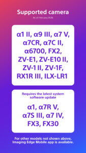 Sony | Creators' App 3.0.0 screenshot 2