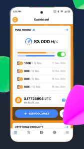 CT Pool: Crypto Mining App 1.0.39 screenshot 3