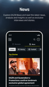 DAZN - Watch Live Sports 2.52.5 screenshot 7