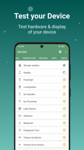 Device Info: View phone info v3.0.1.0 (120-640dpi) (Android v2.9.16 screenshot 3