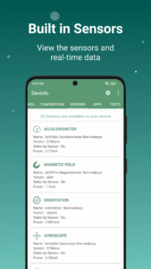 Device Info: View phone info v3.0.1.0 (120-640dpi) (Android v2.9.16 screenshot 5