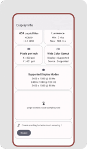 Display Info 2.2 screenshot 4