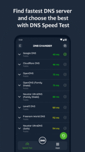 DNS Changer - IPv4 & IPv6 2.6.6 screenshot 4