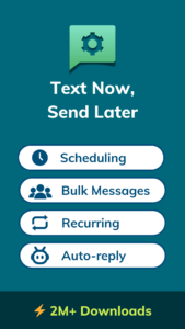 Auto Text - Schedule Messages 5.7.4 screenshot 1