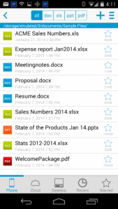 Docs To Go™ Office Suite 2.002 screenshot 1