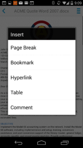 Docs To Go™ Office Suite 3.004 screenshot 8
