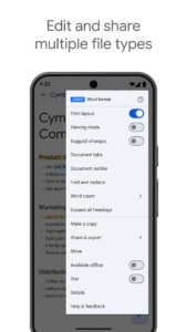 Google Docs 1.25.355.00.90 screenshot 2