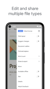 Google Docs 1.25.242.01.90 screenshot 4