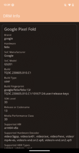 DRM Info screenshot 2