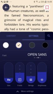 eBoox: ePub PDF e-book Reader 2.61.0.3 screenshot 3