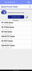Epson Printer Finder 1.6.3 screenshot 1