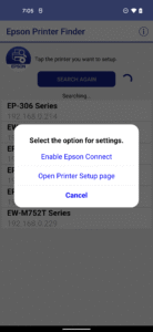 Epson Printer Finder 1.6.2 screenshot 2