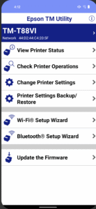 Epson TM Utility 3.38.0 screenshot 1