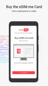 eSIM.me: UPGRADE to eSIM 1.7.0 screenshot 3