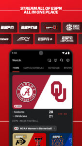 ESPN 1.1.2 screenshot 1
