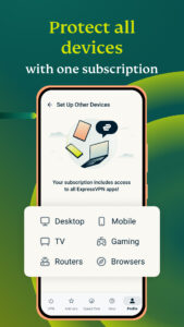 ExpressVPN: VPN Fast & Secure (Amazon Appstore Fire TV and Tablet version) 12.12.0-beta screenshot 7